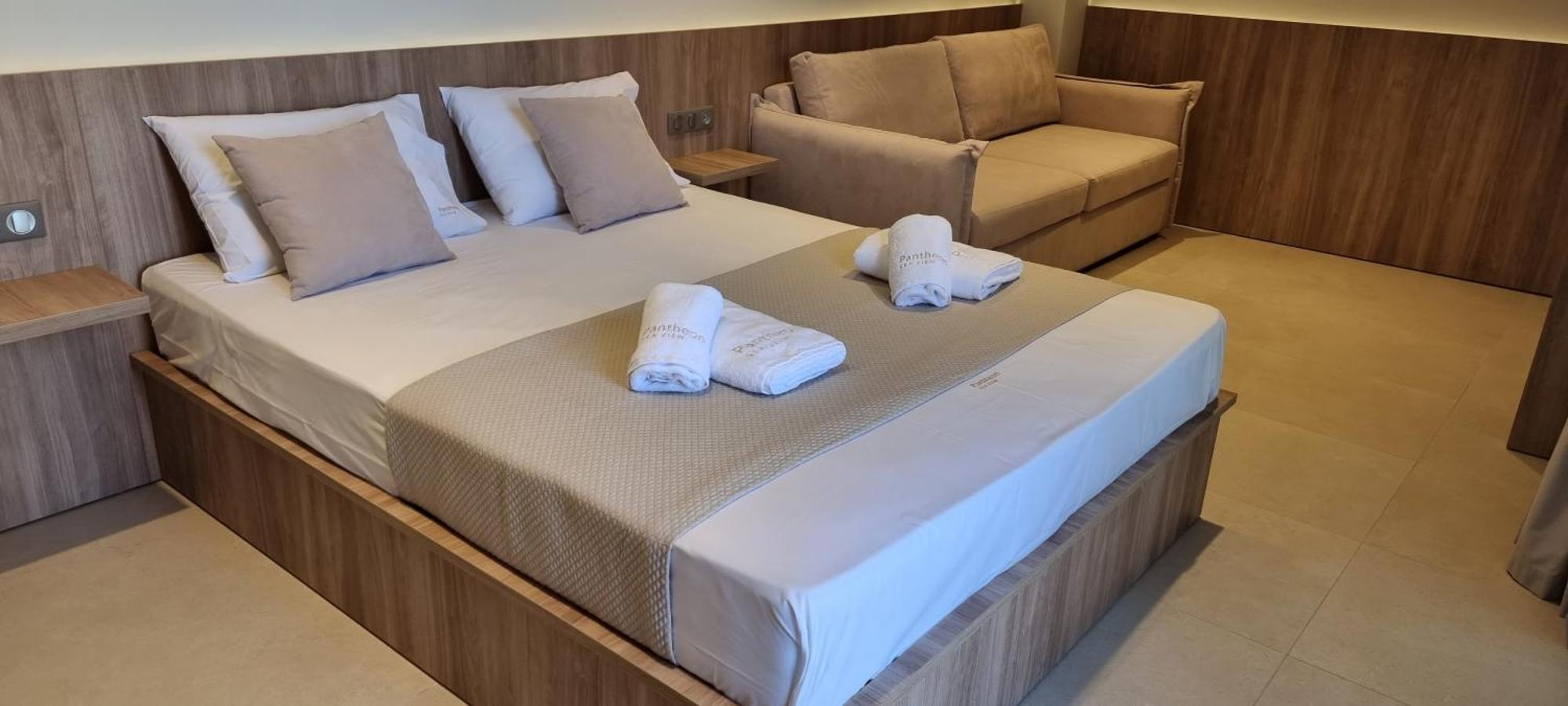 ネイポリ Pantheon Sea Viewアパートホテル 部屋 写真